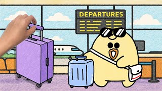 꿀덕이와 함께 부르는 해외여행 안전수칙!✈️[밤비노리]