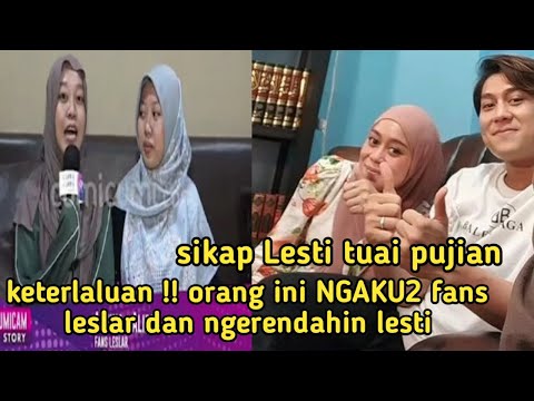 ASTAGHFIRULLAH LESTI DAN BILLAR LAGI2 DI FITNAH ADA YANG NGAKU2 FANS LESLAR DAN KATAKAN INI