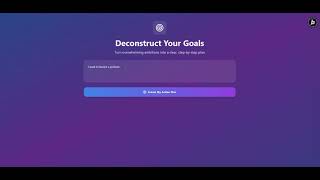 How I Turned Overwhelming Dreams Into Simple Steps! | @Boltdotnew | https://deconstruct.site/