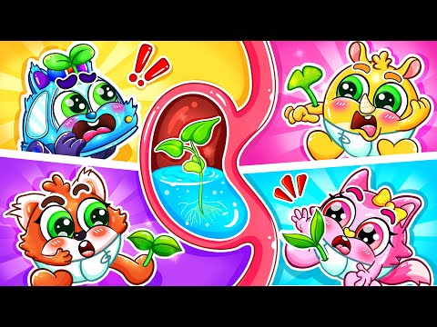 A Tree Grow In My Tummy?! | Good Habits Song + More Kids Songs by Baby & Play