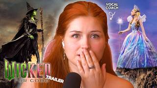 Wicked For Good Trailer | VOCAL COACH REACTS