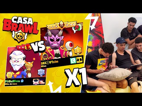 o ÚLTIMO X1 da CASA BRAWL! 🥶 *QUEM É O MELHOR JOGADOR da CASA?*