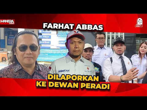 HERWANTO RESMI LAPORKAN FARHAT ABBAS KE DEWAN PERADI