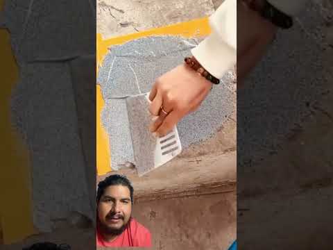 Convierte el piso de cemento en mármol facil #marmol #costruccion #comolohacen