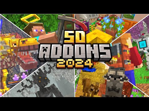 TOP 50 ADDONS DE 2024 PARA MINECRAFT PE (BEDROCK)