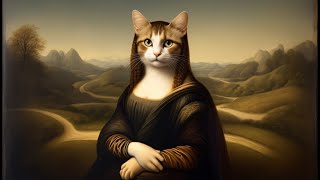 Masterpieces Reimagined with Cats 🐱🎨 #HilariousCats #FunnyCats