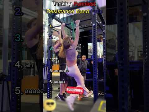 Funniest Resistance Band Moments😂#shorts #funnyshorts #gymfails #funny