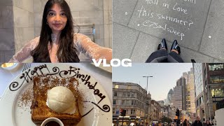 Birthday in London, cafe hopping, surprise concert tickets