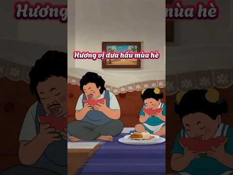 P5 - Mùa hè ăn dưa hấu là tuyệt vời nhất #shorts #hoathinh #haihuoc #animation #fypシ゚ #cinosubber
