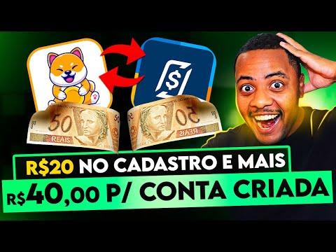 GANHE R$20,00 NO CADASTRO E MAIS R$40,00 POR CADA CONTA CRIADA Aplicativo Pagando NO CADASTRO 2025