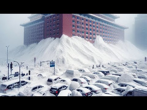 Snow Apocalypse rages Japan: Incredible scenes of chaos in the Tohoku region!