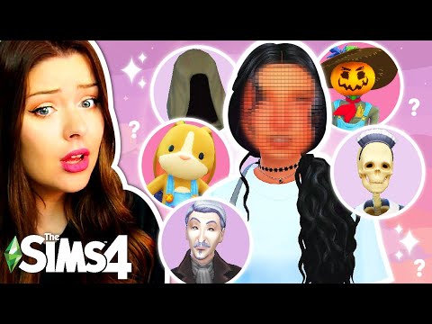 Trying the OCCULT BABY Makeover Challenge in The Sims 4 CAS