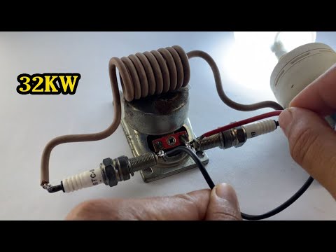 New .... How to make electricity free energy 32kw at home for science experiment 2025 #technology