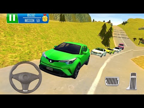 Green 4x4 SUV Drive In Mountains - Island Roads Simulator #8 - Android Gameplay