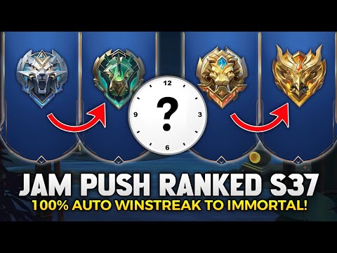 JAM PUSH RANK PALING EFEKTIF SEASON 37 DI SEMUA TIER - Mobile Legends
