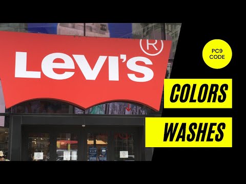 levi's 541 color codes