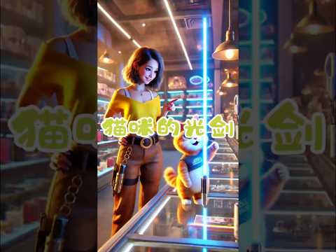 Xiao Mao bought a cool lightsaber through his own efforts. He was no longer laughed at by his compa