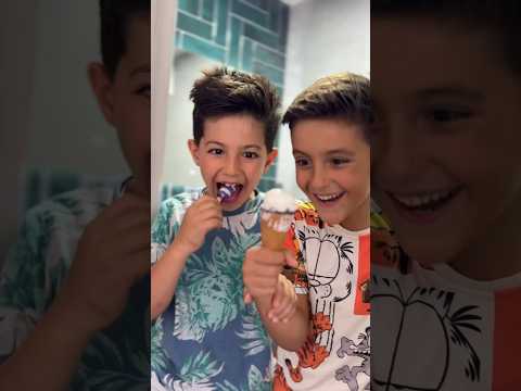 Funny Kid and Ice cream 😂👻❤️ #shorts