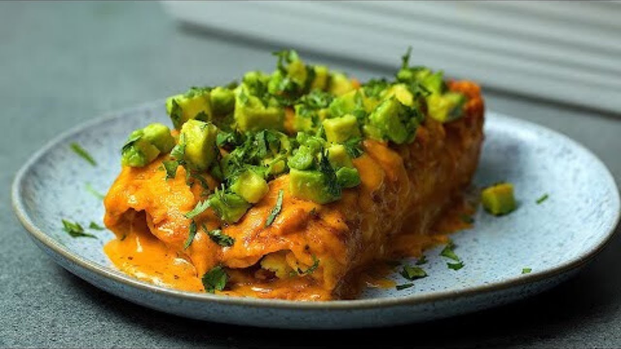 Creamy Bacon and Egg Breakfast Enchiladas