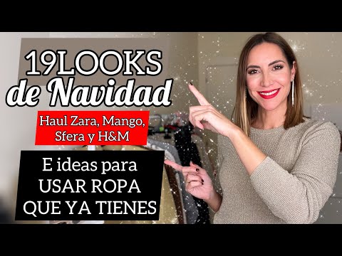 CÓMO VESTIR ESTA NAVIDAD✨: en casa, cenas de empresa, con amigos…| Usando tu ropa y HAUL ropa nueva