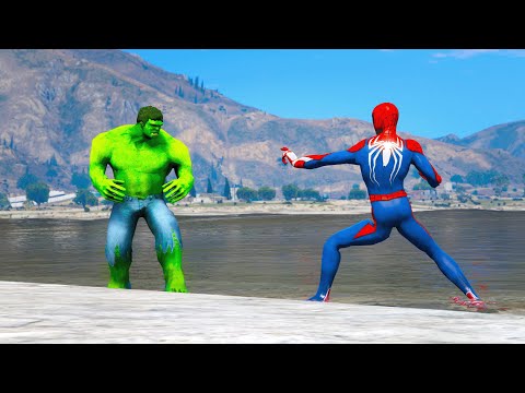 GTA 5 MARVEL SPIDER MAN SUPERHEROES GAME ANIMATION COMPILATION CHAPTER 5