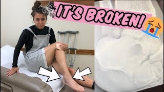 SHE BROKE HER ANKLE! *actual footage* :GFM TOUR VLOGS 16