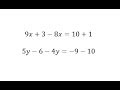 Solving Linear Equations and Inequalities