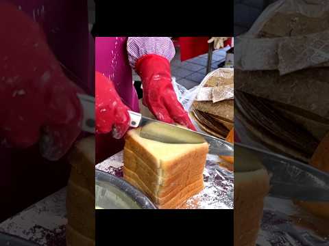 식빵하나 튀겼을 뿐인데 대박났다! 난리난 시장표 식빵튀김 / korean street food
