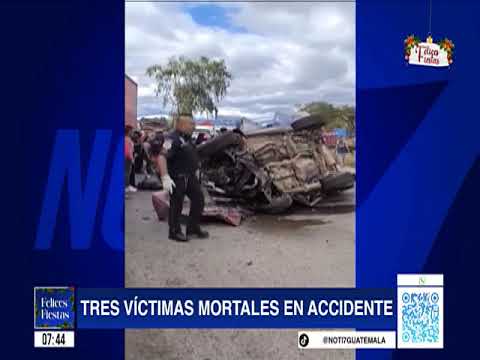 Mortal accidente dejó tres fallecidos en ruta al Atlántico