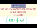 Kinetic Energy in Ideal Gases