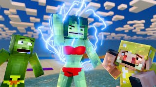 Zombie girl with unique power - Minecraft Animation