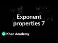 Simplifying Exponents and Powers