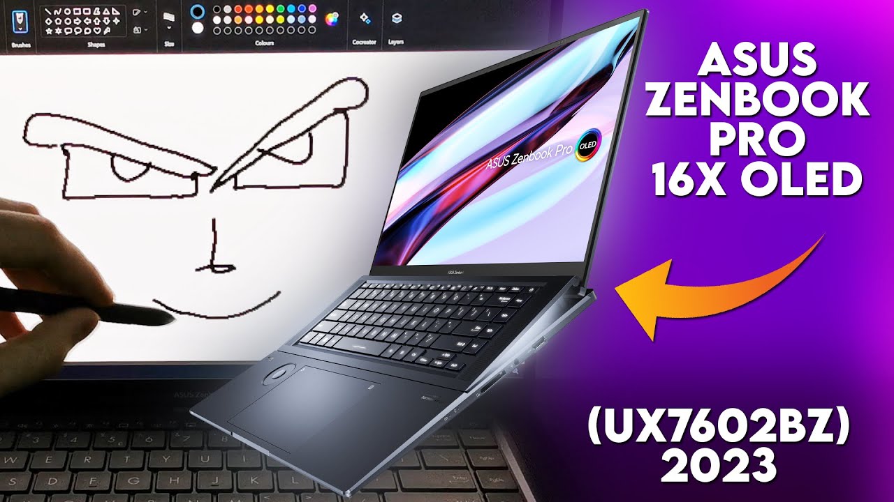 PC portable Asus Zenbook UX7602ZM 16 OLED WQUXGA Intel Core i7 12700H RAM  32 Go LPDDR5 1 To SSD GeForce RTX 3060 Noir sur