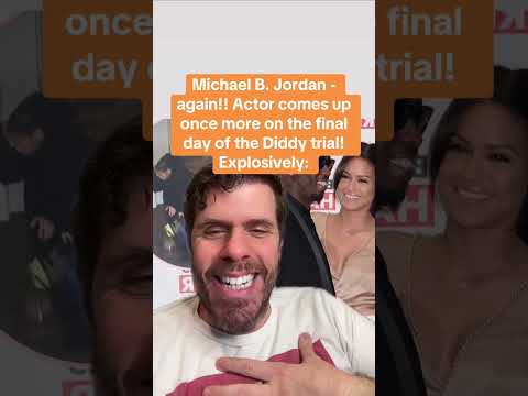 Michael B. Jordan - Again!! Actor Comes Up Once More On The Final Day Of The Diddy Trial! Explosively: