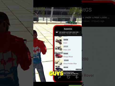 New Train controls and Mobile cheat code in Indian Bike Driving 3D #indianbikesdriving3d