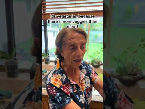Vegetarian does not exist for Nonna ?