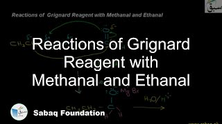 Reactions of  Grignard Reagent with Methanal and Ethanal