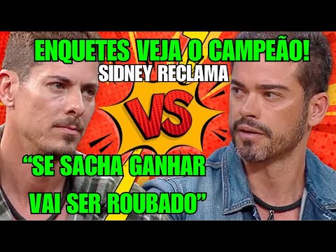 🔴 PARCIAL da ENQUETE A FAZENDA 16 APONTA O CAMPEÃO - SIDNEY OU SACHA BALI?