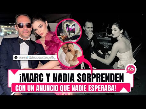 ¡Sorpresa en el aniversario de Marc Anthony y Nadia Ferreira!