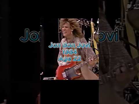 Jon Bon Jovi From 1984 To 2025 #rock #80smusic