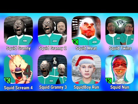 All New Squid Game Mods || Squid Game Granny Mod | Mr Meat Squid Game | Schoolboy 2 Squid Game | Mod