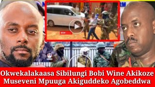 Museveni Jiwunye Sibilungi Bobi Wine Akimukoze Mpuuga Akiguddeko Okwekalakaasa 