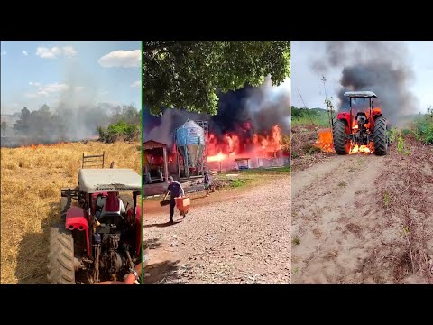 TRAGÉDIAS na ROÇA. O fogo consumindo o Brasil. As maiores tristezas do homem do campo.