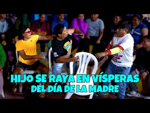 HIJO SE RAYA EN VÍSPERAS DEL DÍA DE LA MADRE