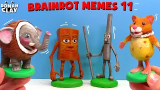 Making Te Te Te Sahur, To To To Sahur, Cocofanto Elefanto, Pipi Potato 🤯 Brainrot memes  with Clay