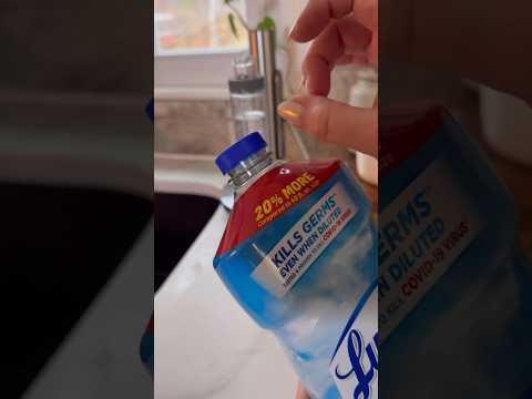 Sink restock & deep clean 🫧🧼 #asmr #restock #cleaning #restocking #cleanwithme #randomrestock