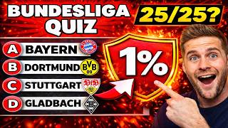 Bundesliga Quiz (25 Fragen) 😱 | Nur 1 % schafft die volle Punktzahl!