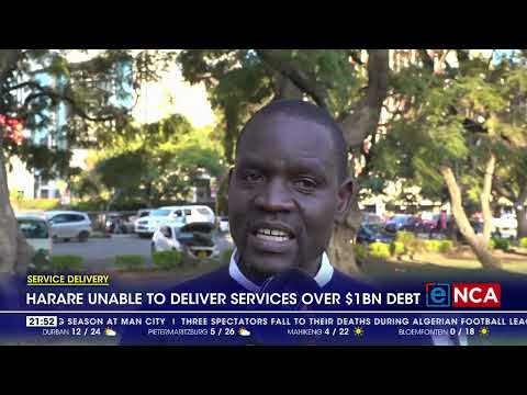 YouTube video thumbnail: Zimbabwe Politics: Harare Unable to Deliver Services Over $1bn Debt