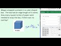 Surface Area and Volume Concepts