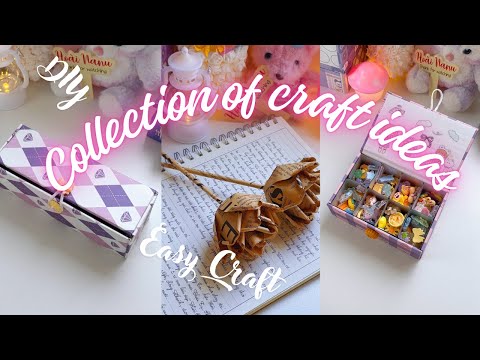 Craft Ideas / Tổng Hợp Những Ý Tưởng Thủ Công Đơn Giản /Decor Bàn Học /Hoài Nanu /DIY/CRAFT